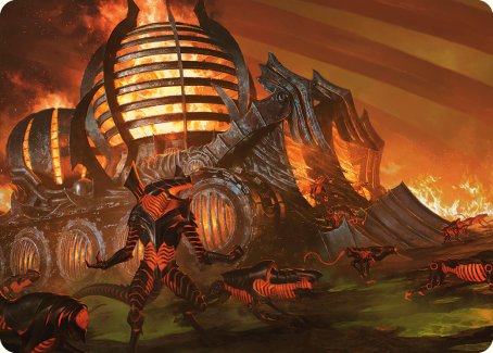 Urabrask's Forge Art Card [Phyrexia: All Will Be One Art Series] | Game Master's Emporium (The New GME)