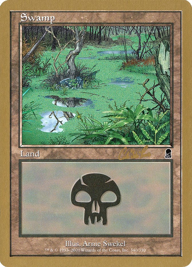 Swamp (cr340) (Carlos Romao) [World Championship Decks 2002] | Game Master's Emporium (The New GME)