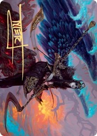 Eradicator Valkyrie Art Card (Gold-Stamped Signature) [Kaldheim Art Series] | Game Master's Emporium (The New GME)