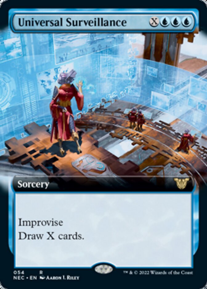 Universal Surveillance (Extended Art) [Kamigawa: Neon Dynasty Commander] | Game Master's Emporium (The New GME)