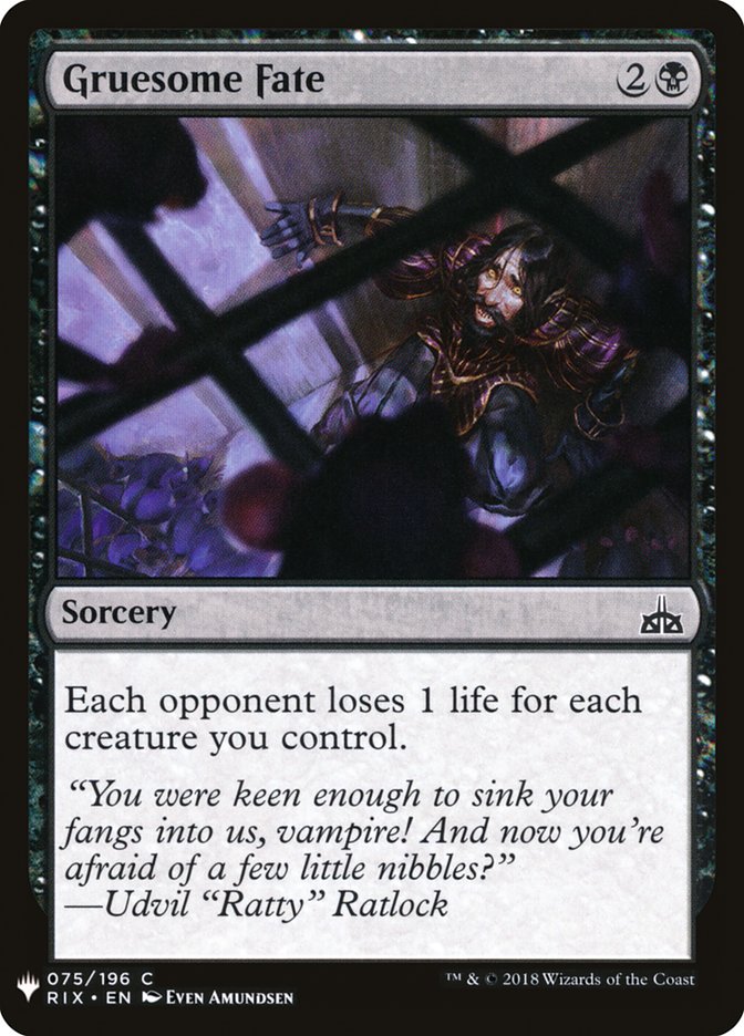 Gruesome Fate [Mystery Booster] | Game Master's Emporium (The New GME)