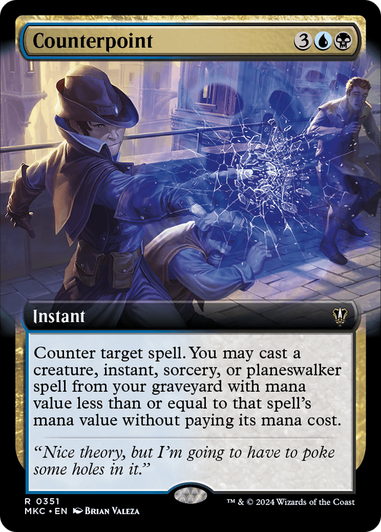 Counterpoint (Extended Art) [Murders at Karlov Manor Commander] | Game Master's Emporium (The New GME)
