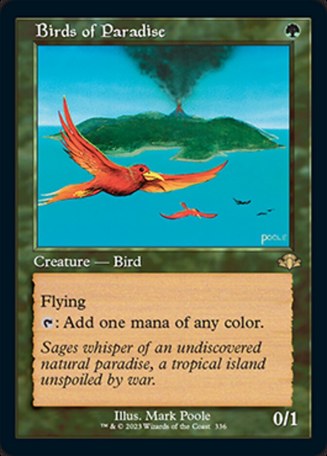 Birds of Paradise (Retro) [Dominaria Remastered] | Game Master's Emporium (The New GME)