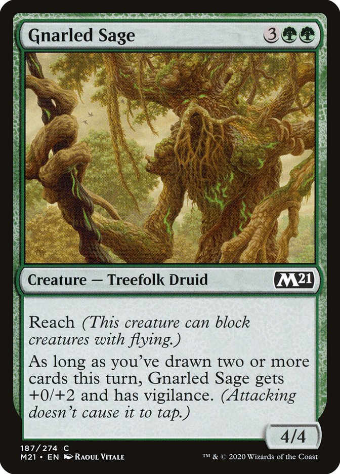 Gnarled Sage [Core Set 2021] | Game Master's Emporium (The New GME)