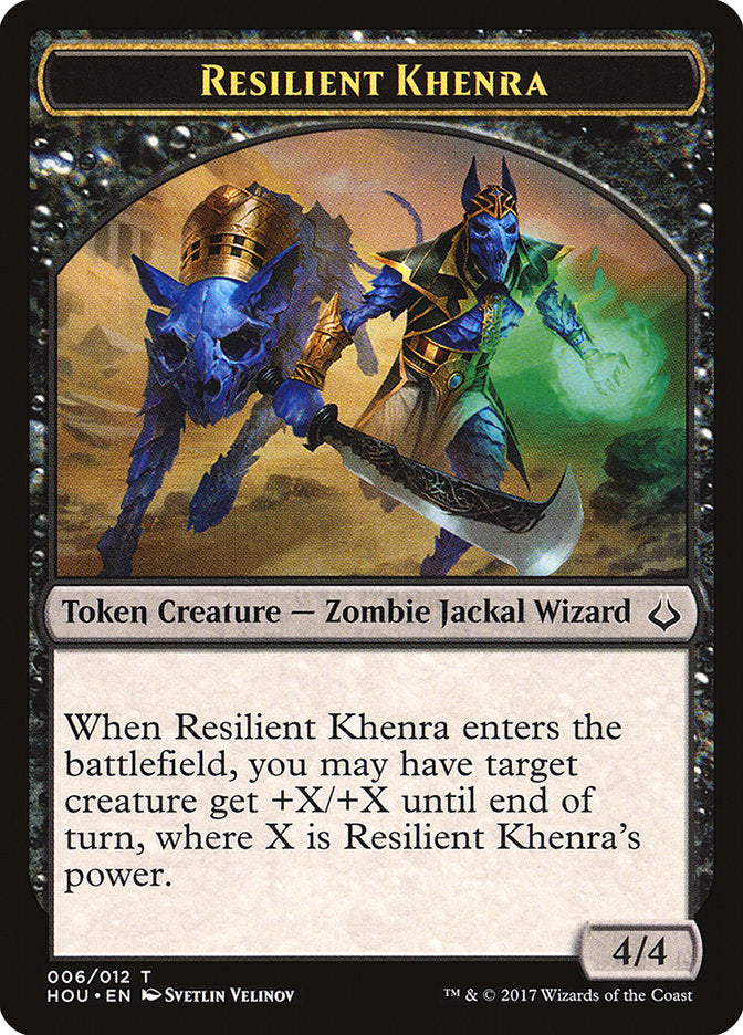 Resilient Khenra Token [Hour of Devastation Tokens] | Game Master's Emporium (The New GME)