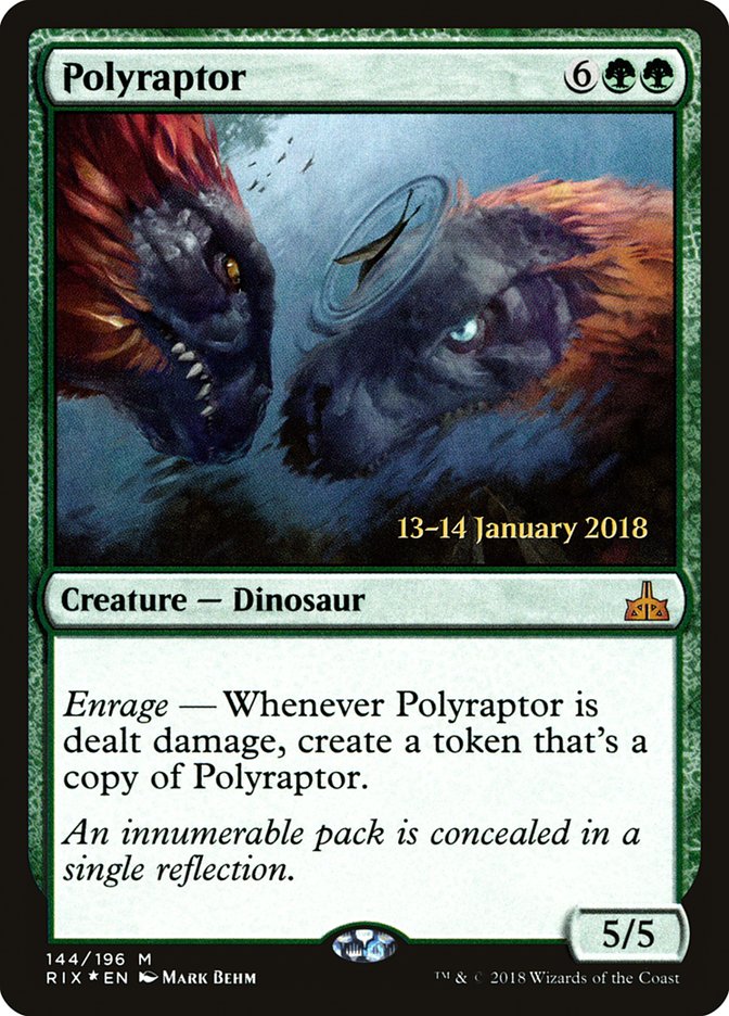 Polyraptor [Rivals of Ixalan Prerelease Promos] | Game Master's Emporium (The New GME)