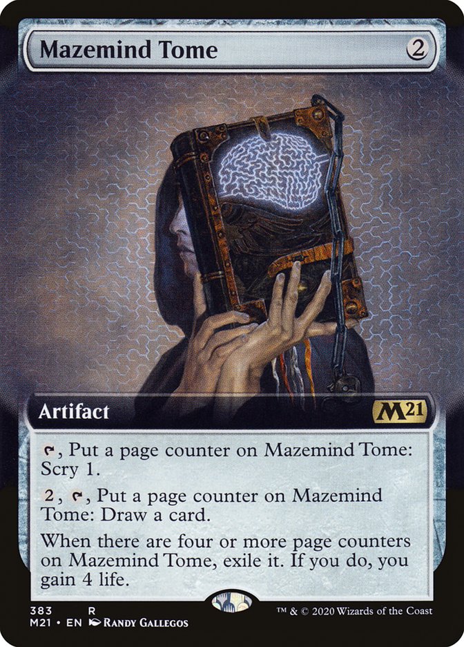 Mazemind Tome (Extended Art) [Core Set 2021] | Game Master's Emporium (The New GME)