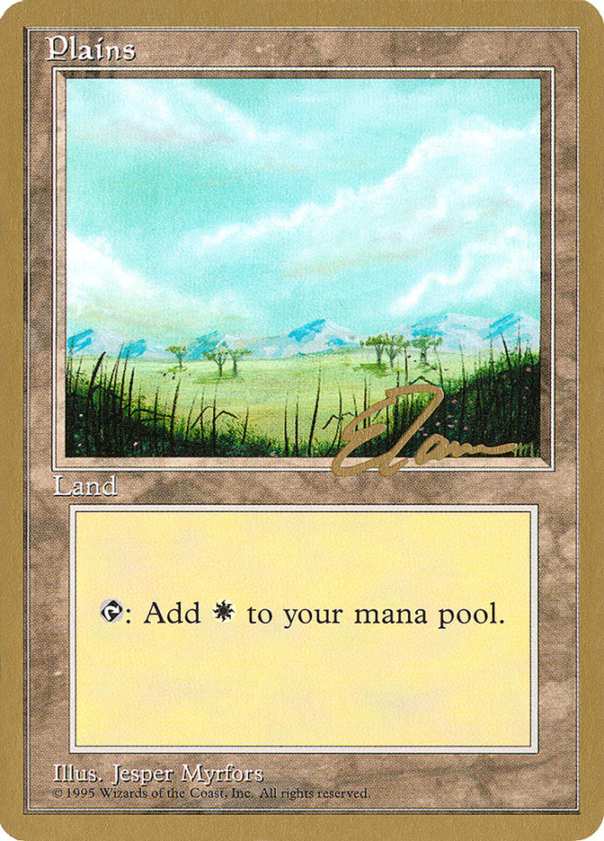 Plains (et365) (Eric Tam) [Pro Tour Collector Set] | Game Master's Emporium (The New GME)