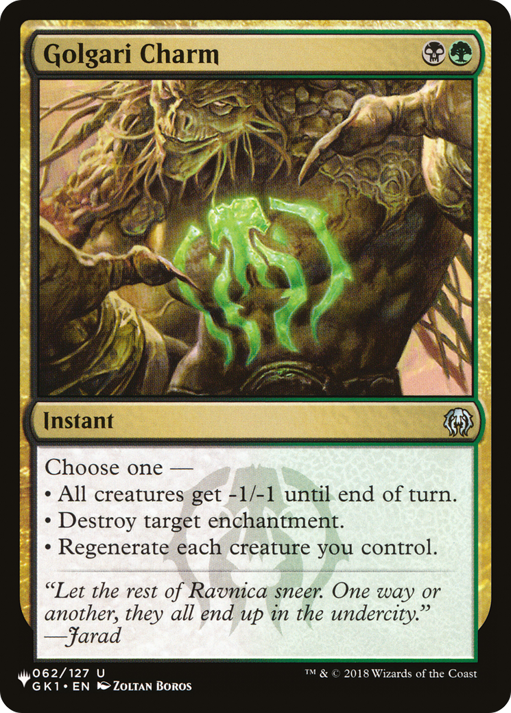 Golgari Charm [The List] | Game Master's Emporium (The New GME)