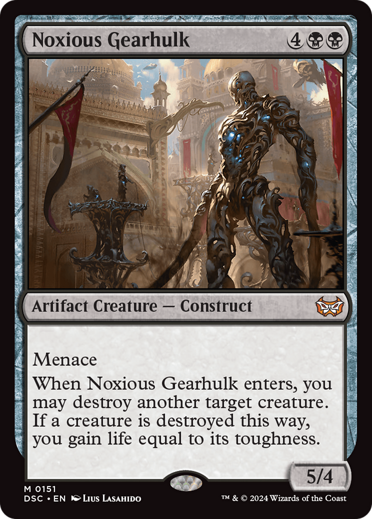 Noxious Gearhulk [Duskmourn: House of Horror Commander] | Game Master's Emporium (The New GME)