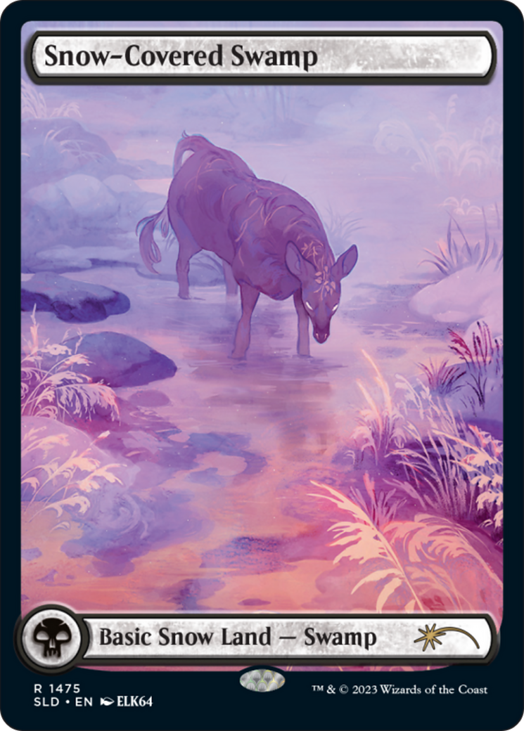 Snow-Covered Swamp (1475) [Secret Lair Drop Series] | Game Master's Emporium (The New GME)