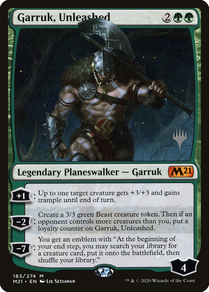 Garruk, Unleashed (Promo Pack) [Core Set 2021 Promos] | Game Master's Emporium (The New GME)