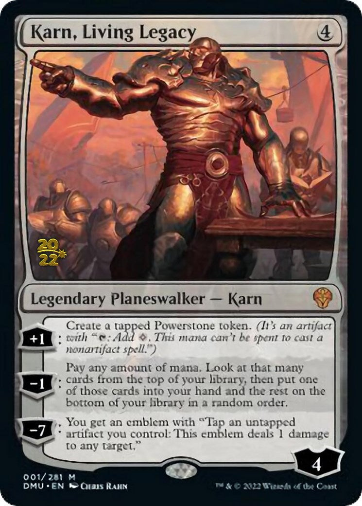 Karn, Living Legacy [Dominaria United Prerelease Promos] | Game Master's Emporium (The New GME)