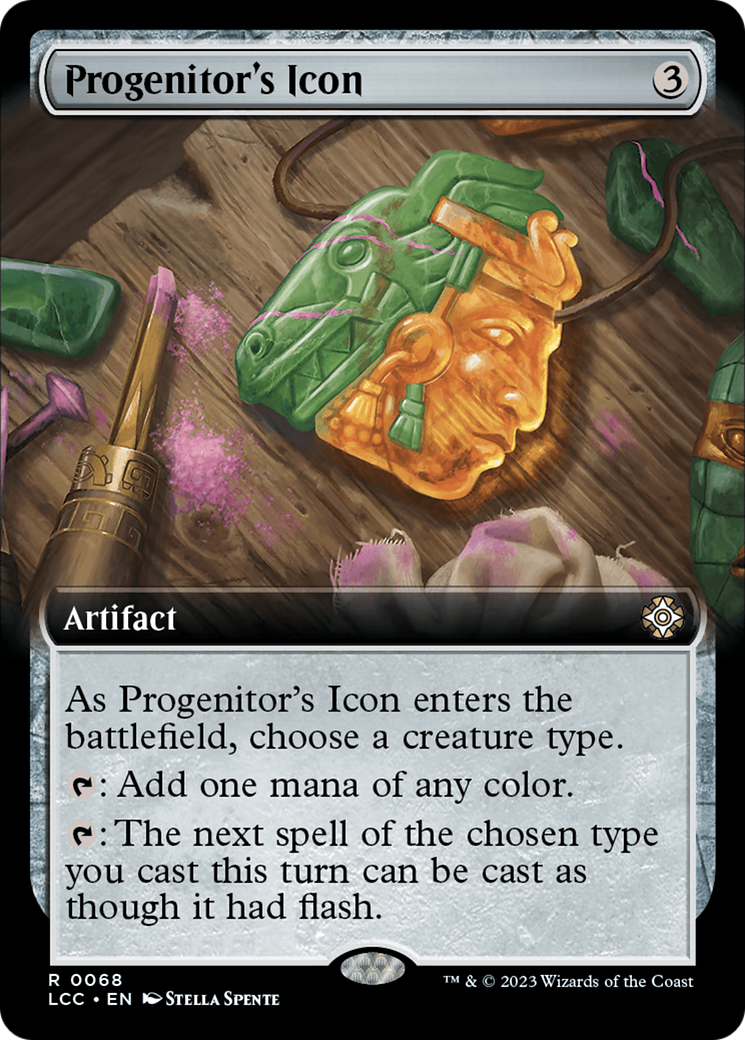Progenitor's Icon (Extended Art) [The Lost Caverns of Ixalan Commander] | Game Master's Emporium (The New GME)