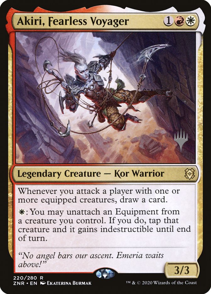 Akiri, Fearless Voyager (Promo Pack) [Zendikar Rising Promos] | Game Master's Emporium (The New GME)