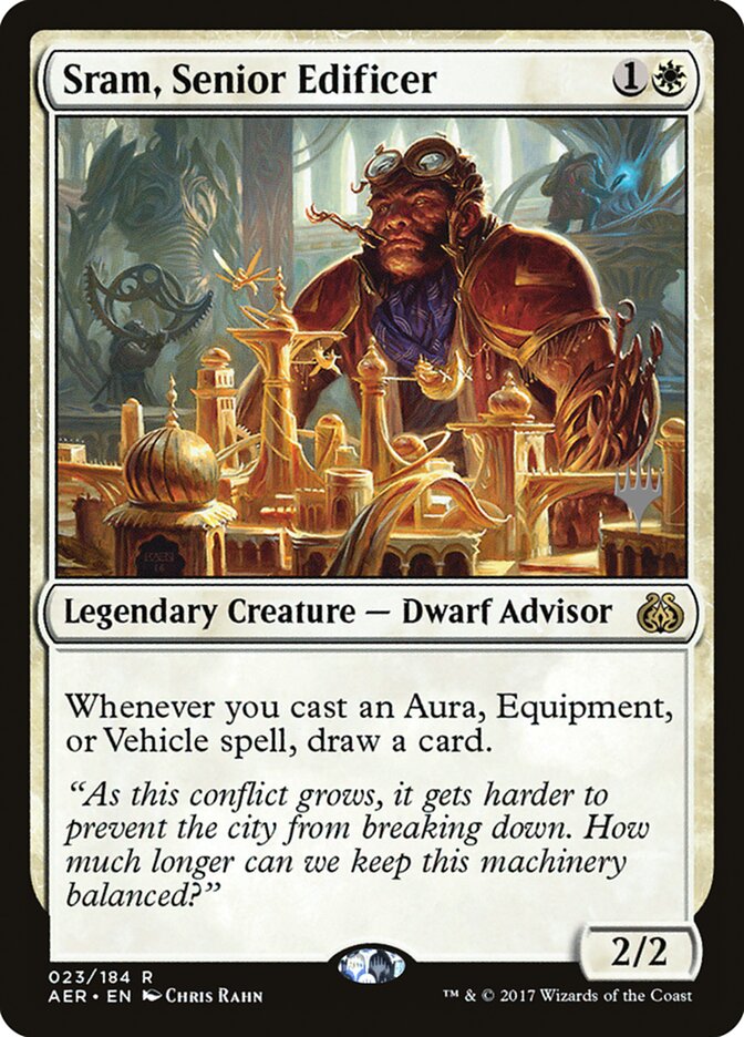 Sram, Senior Edificer [Aether Revolt Promos] | Game Master's Emporium (The New GME)