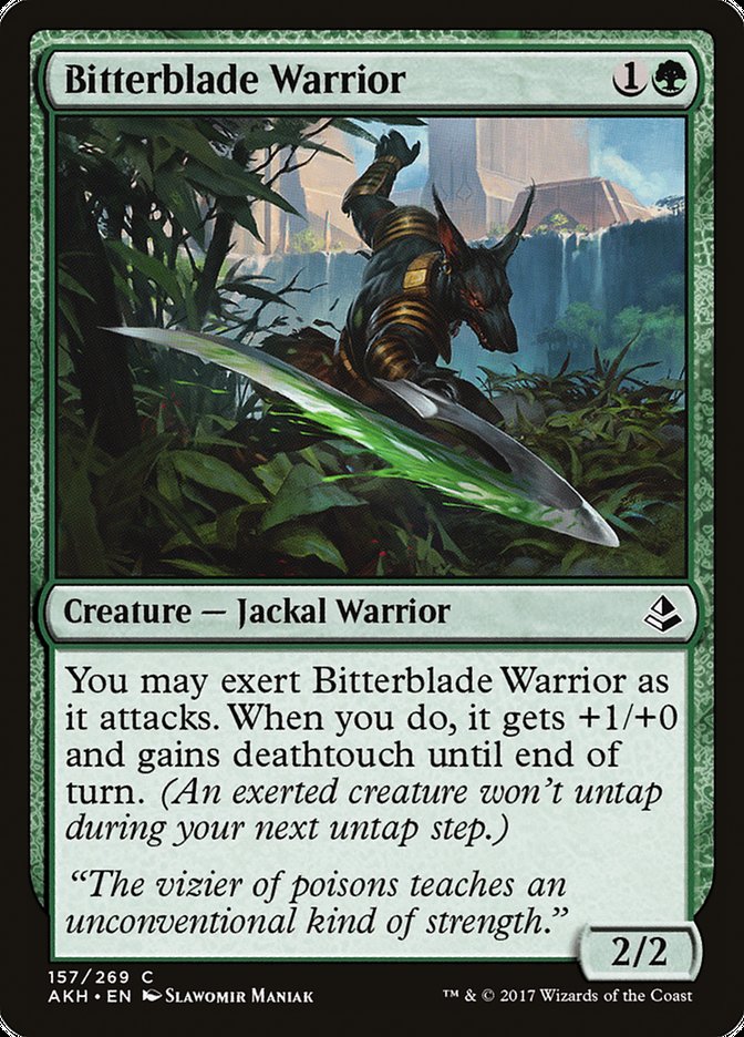 Bitterblade Warrior [Amonkhet] | Game Master's Emporium (The New GME)