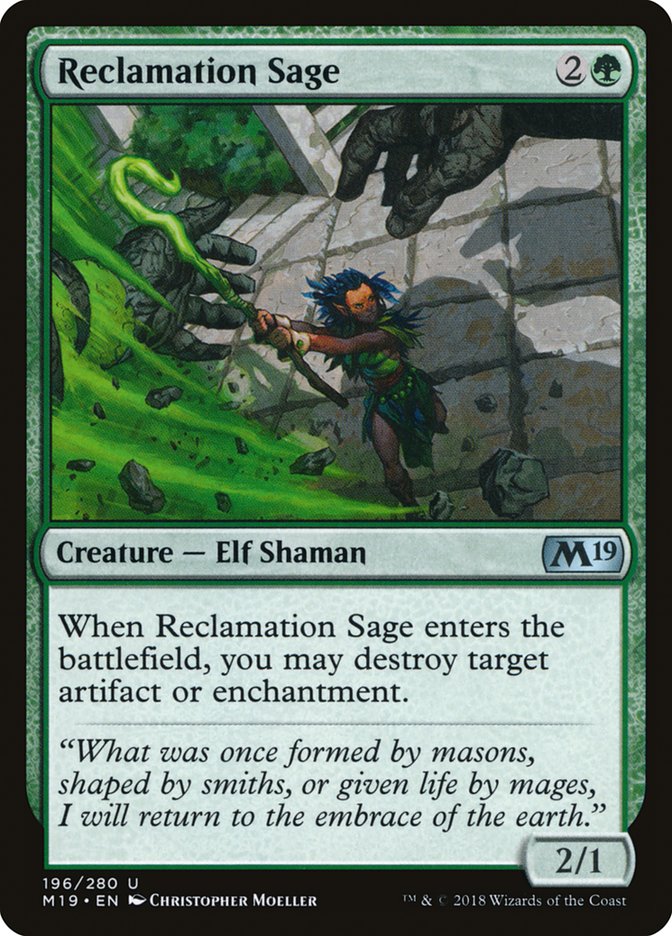 Reclamation Sage [Core Set 2019] | Game Master's Emporium (The New GME)