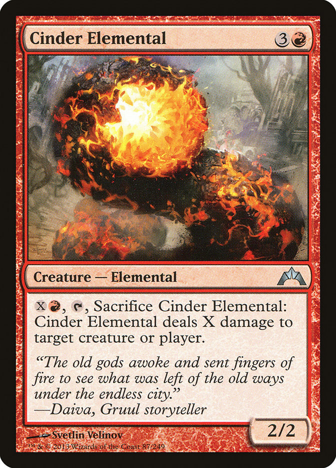 Cinder Elemental [Gatecrash] | Game Master's Emporium (The New GME)
