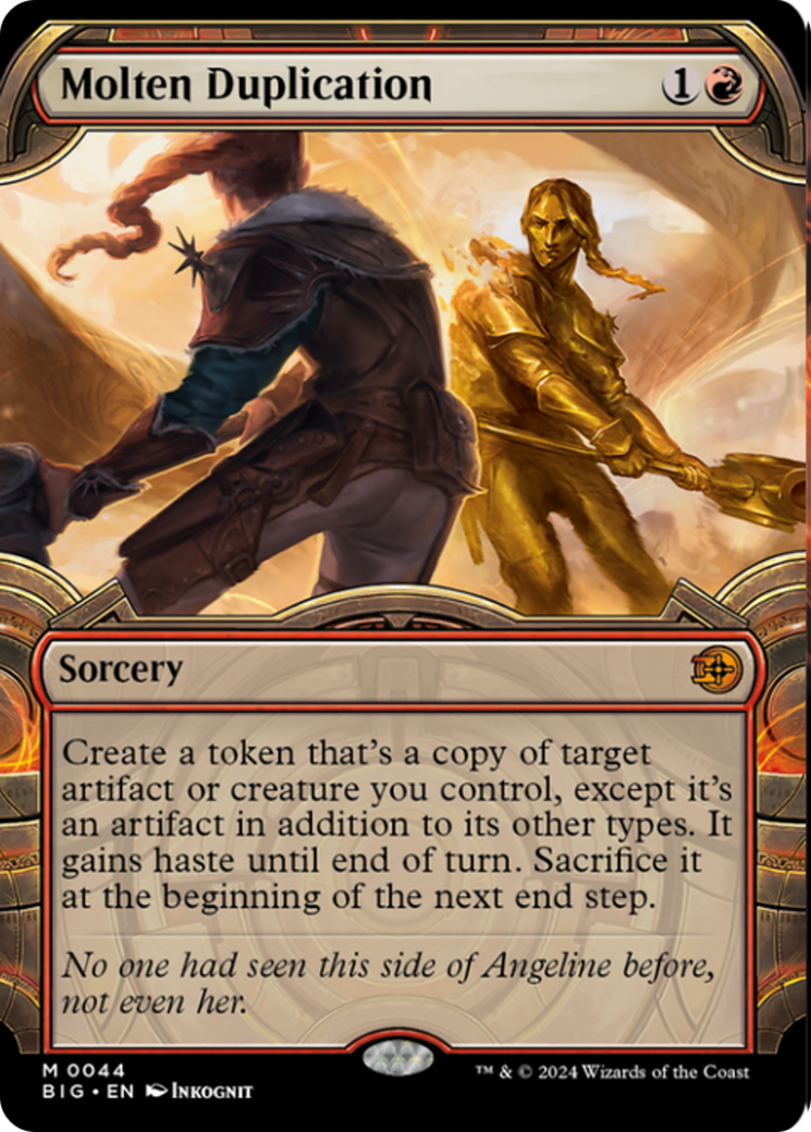 Molten Duplication (Showcase) [Outlaws of Thunder Junction: The Big Score] | Game Master's Emporium (The New GME)