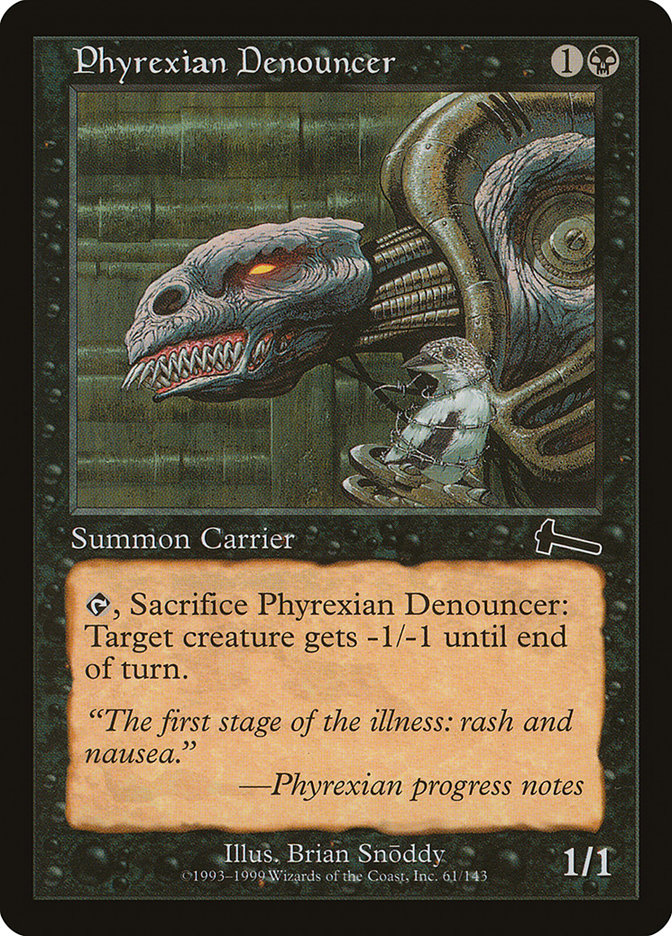 Phyrexian Denouncer [Urza's Legacy] | Game Master's Emporium (The New GME)