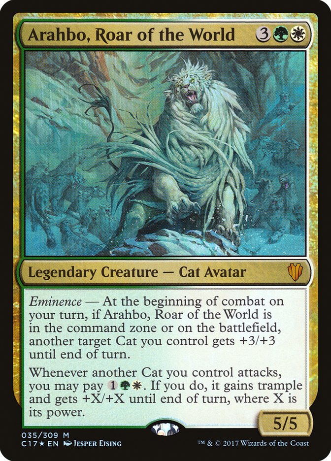 Arahbo, Roar of the World [Commander 2017] | Game Master's Emporium (The New GME)