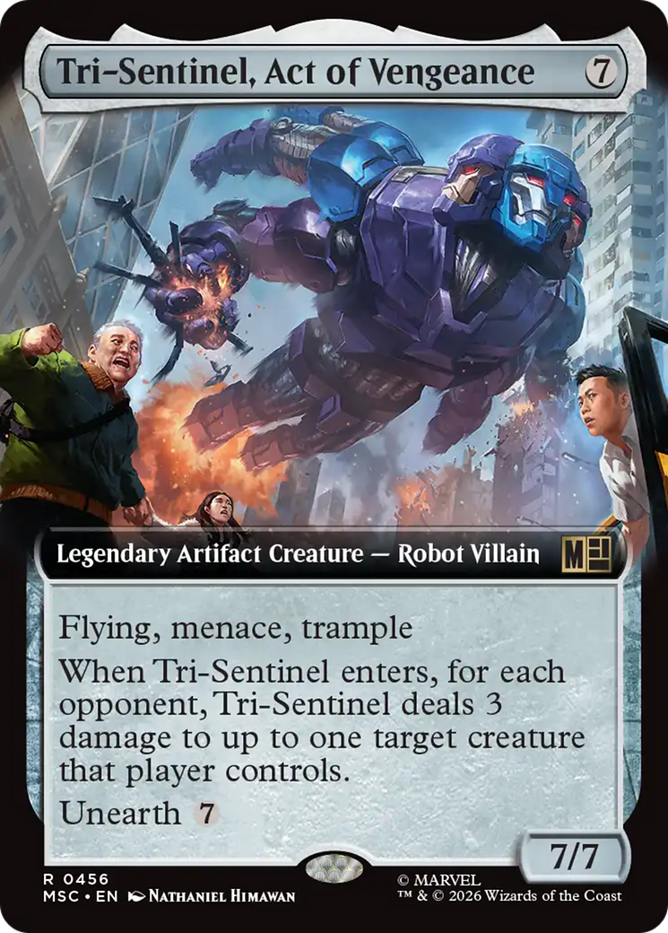 Tri-Sentinel, Act of Vengeance (Extended Art) [Marvel Super Heroes Commander] | Game Master's Emporium (The New GME)