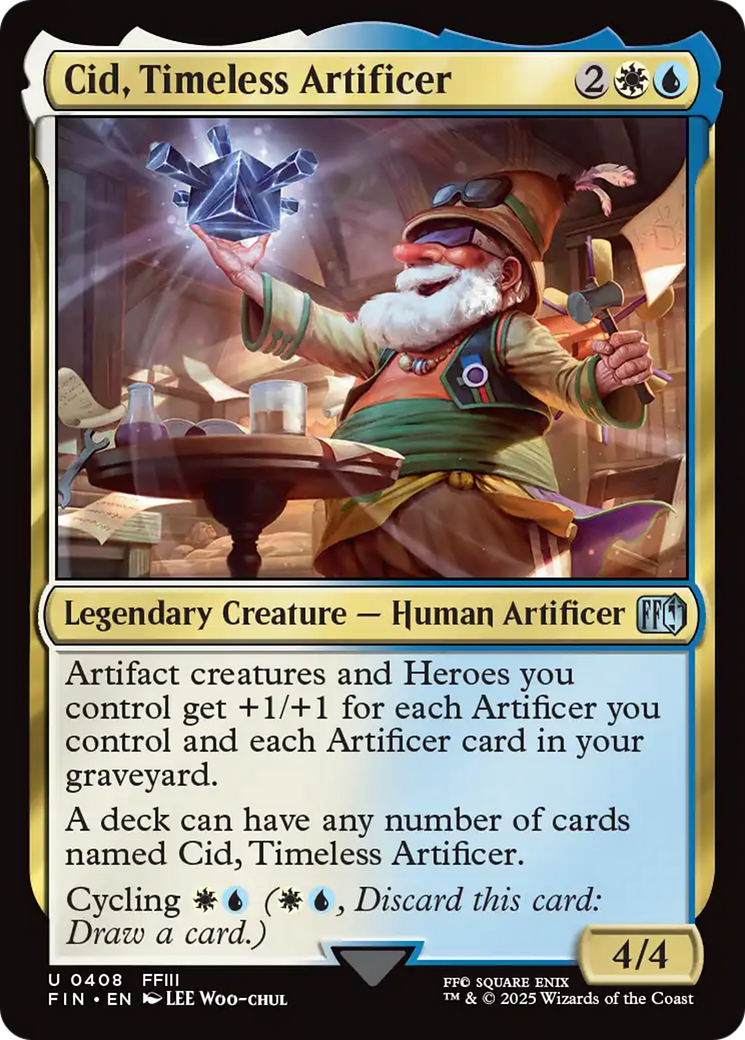 Cid, Timeless Artificer (0408) [FINAL FANTASY] | Game Master's Emporium (The New GME)