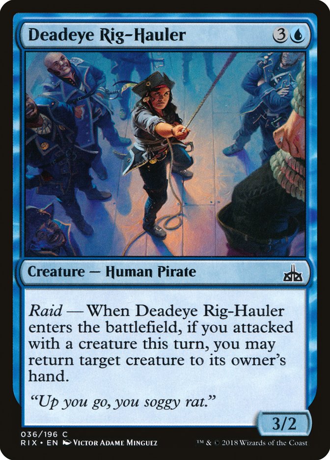 Deadeye Rig-Hauler [Rivals of Ixalan] | Game Master's Emporium (The New GME)