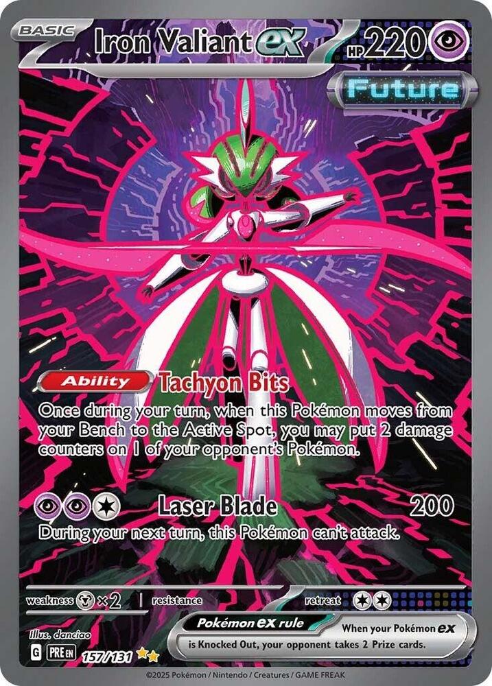 Iron Valiant ex (157/131) [Scarlet & Violet: Prismatic Evolutions] | Game Master's Emporium (The New GME)