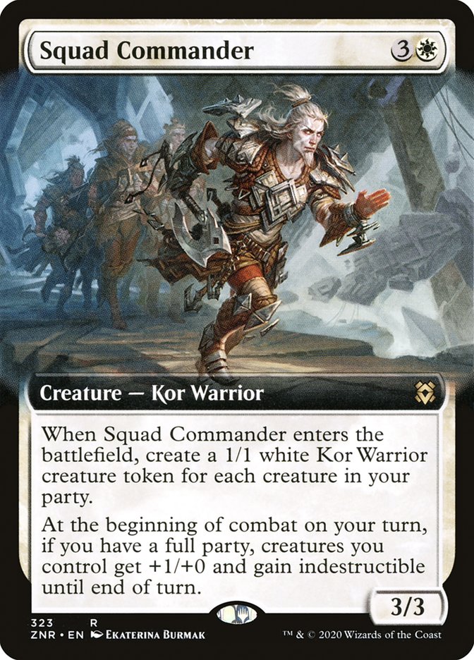 Squad Commander (Extended Art) [Zendikar Rising] | Game Master's Emporium (The New GME)