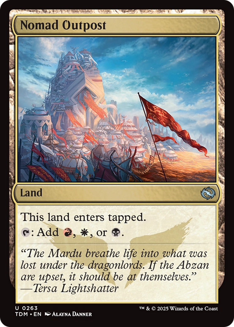 Nomad Outpost [Tarkir: Dragonstorm] | Game Master's Emporium (The New GME)