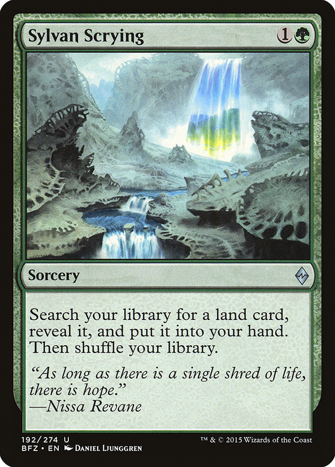 Sylvan Scrying [Battle for Zendikar] | Game Master's Emporium (The New GME)