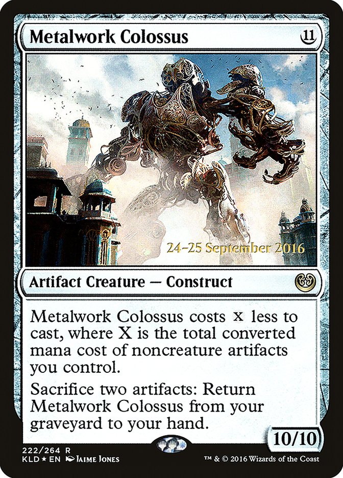 Metalwork Colossus [Kaladesh Prerelease Promos] | Game Master's Emporium (The New GME)