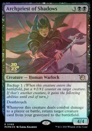 Archpriest of Shadows [March of the Machine Prerelease Promos] | Game Master's Emporium (The New GME)