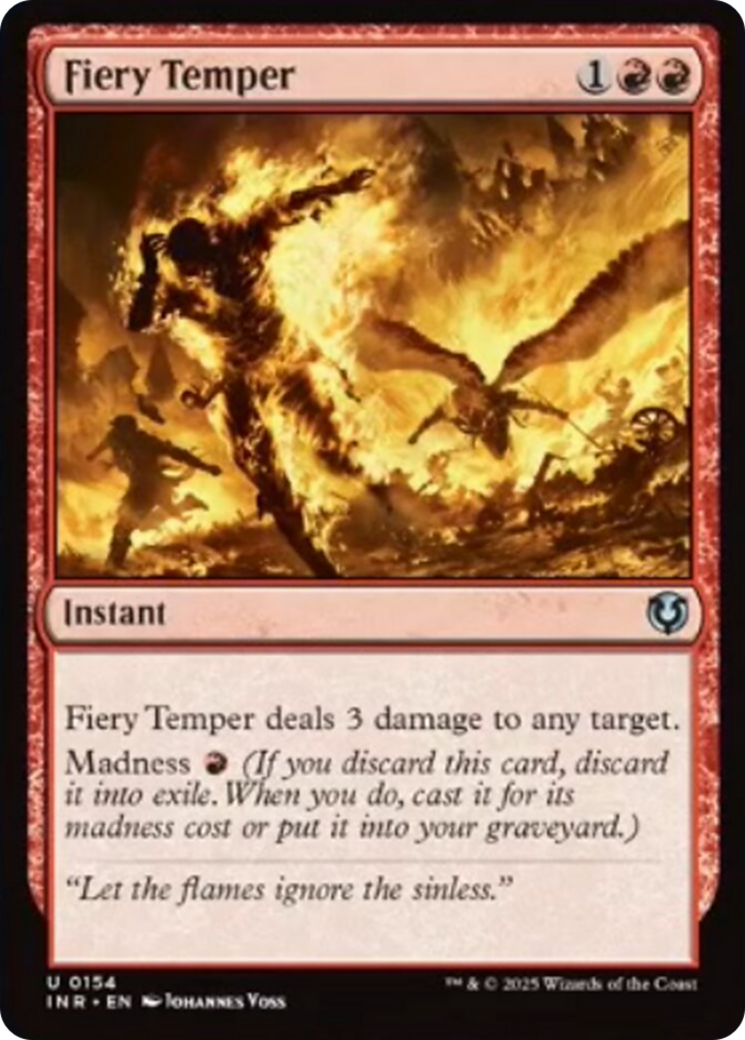 Fiery Temper [Innistrad Remastered] | Game Master's Emporium (The New GME)