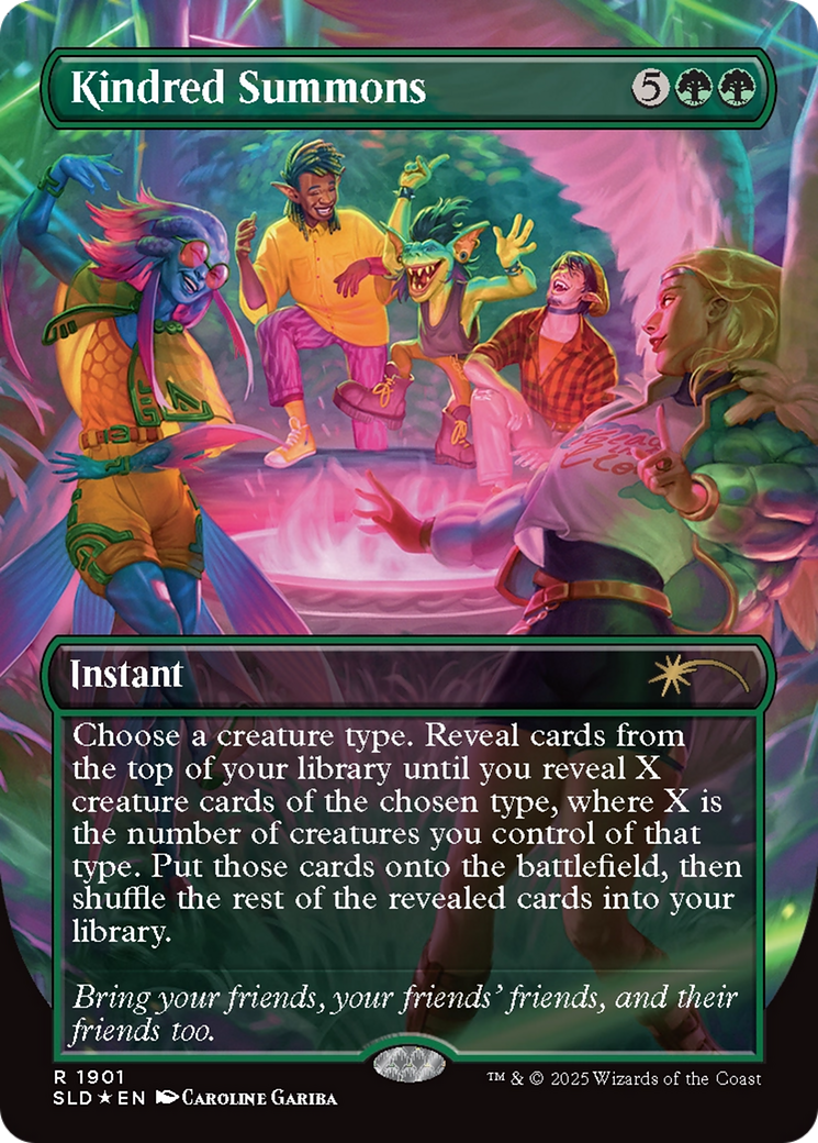 Kindred Summons (Double Rainbow Foil) [Secret Lair Drop Series] | Game Master's Emporium (The New GME)