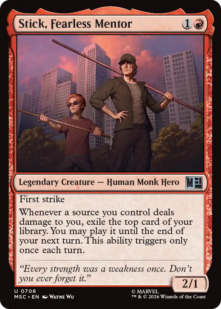Stick, Fearless Mentor [Marvel Super Heroes Commander] | Game Master's Emporium (The New GME)