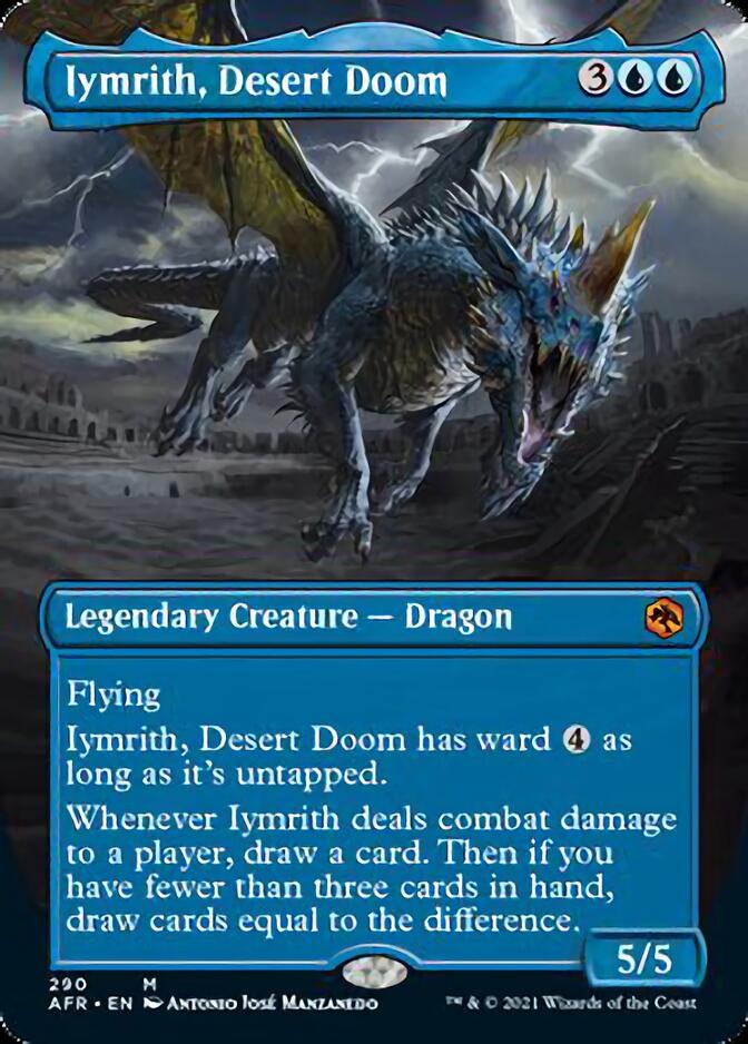 Iymrith, Desert Doom (Borderless Alternate Art) [Dungeons & Dragons: Adventures in the Forgotten Realms] | Game Master's Emporium (The New GME)