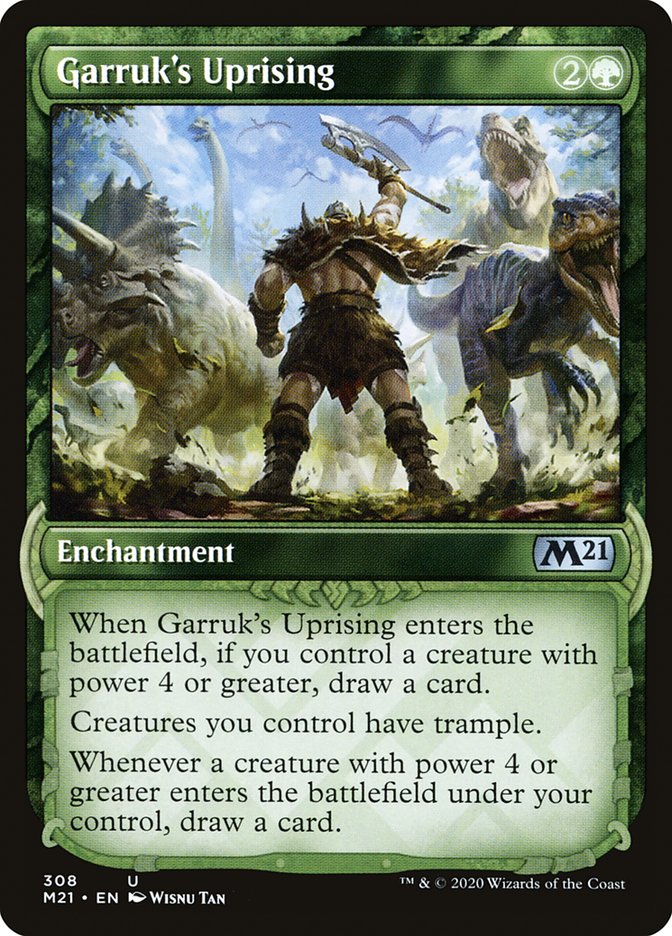 Garruk's Uprising (Showcase) [Core Set 2021] | Game Master's Emporium (The New GME)