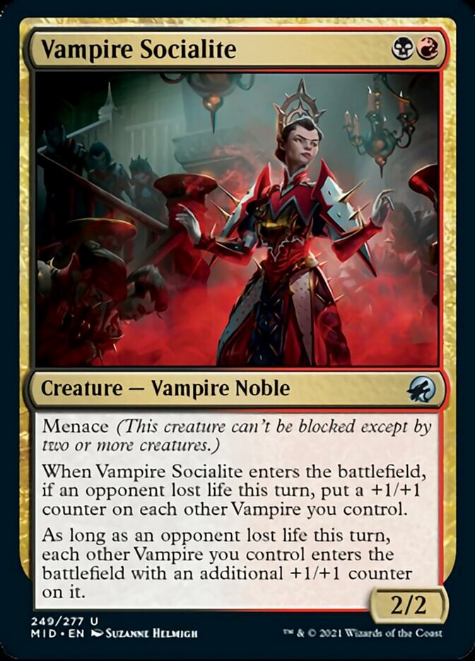 Vampire Socialite [Innistrad: Midnight Hunt] | Game Master's Emporium (The New GME)