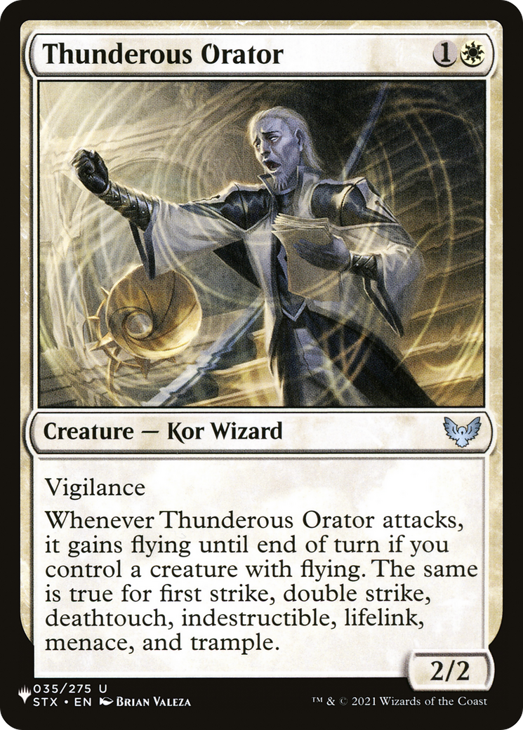 Thunderous Orator [The List Reprints] | Game Master's Emporium (The New GME)