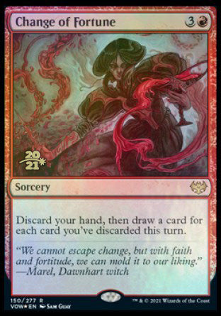 Change of Fortune [Innistrad: Crimson Vow Prerelease Promos] | Game Master's Emporium (The New GME)