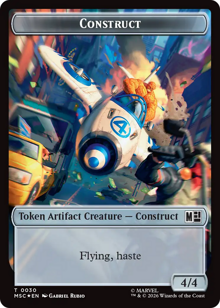 Council of Reeds (024) // Construct (030) Double-Sided Token (Surge Foil) [Marvel Super Heroes Commander Tokens] | Game Master's Emporium (The New GME)