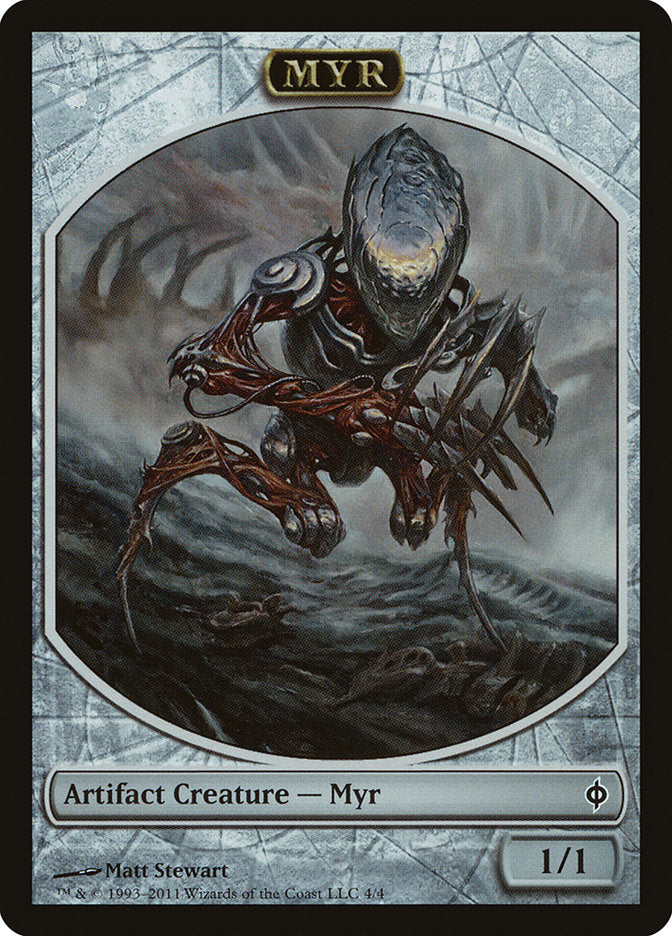 Myr Token [New Phyrexia Tokens] | Game Master's Emporium (The New GME)