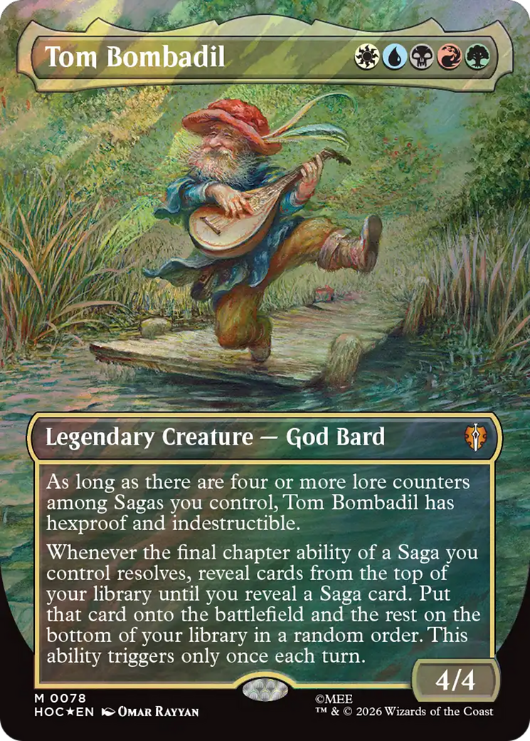 Tom Bombadil (Borderless) (Surge Foil) [The Hobbit] | Game Master's Emporium (The New GME)