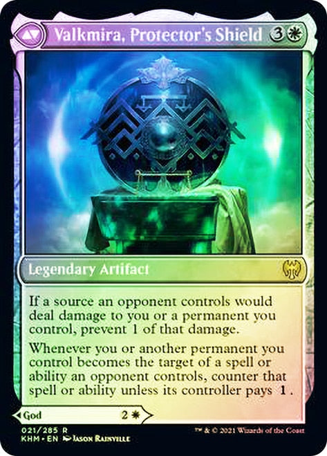 Reidane, God of the Worthy // Valkmira, Protector's Shield [Kaldheim Prerelease Promos] | Game Master's Emporium (The New GME)