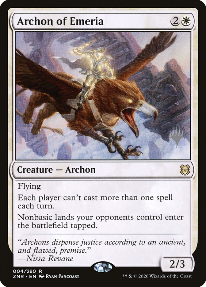 Archon of Emeria (Promo Pack) [Zendikar Rising Promos] | Game Master's Emporium (The New GME)
