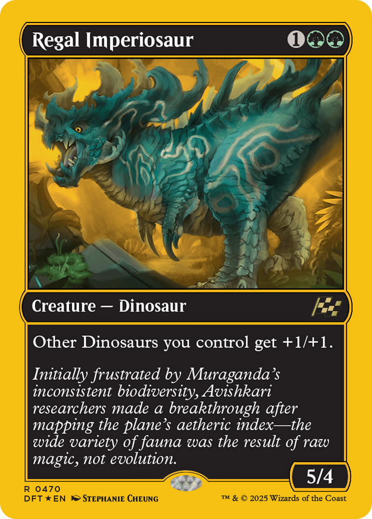 Regal Imperiosaur (First-Place Foil) [Aetherdrift] | Game Master's Emporium (The New GME)