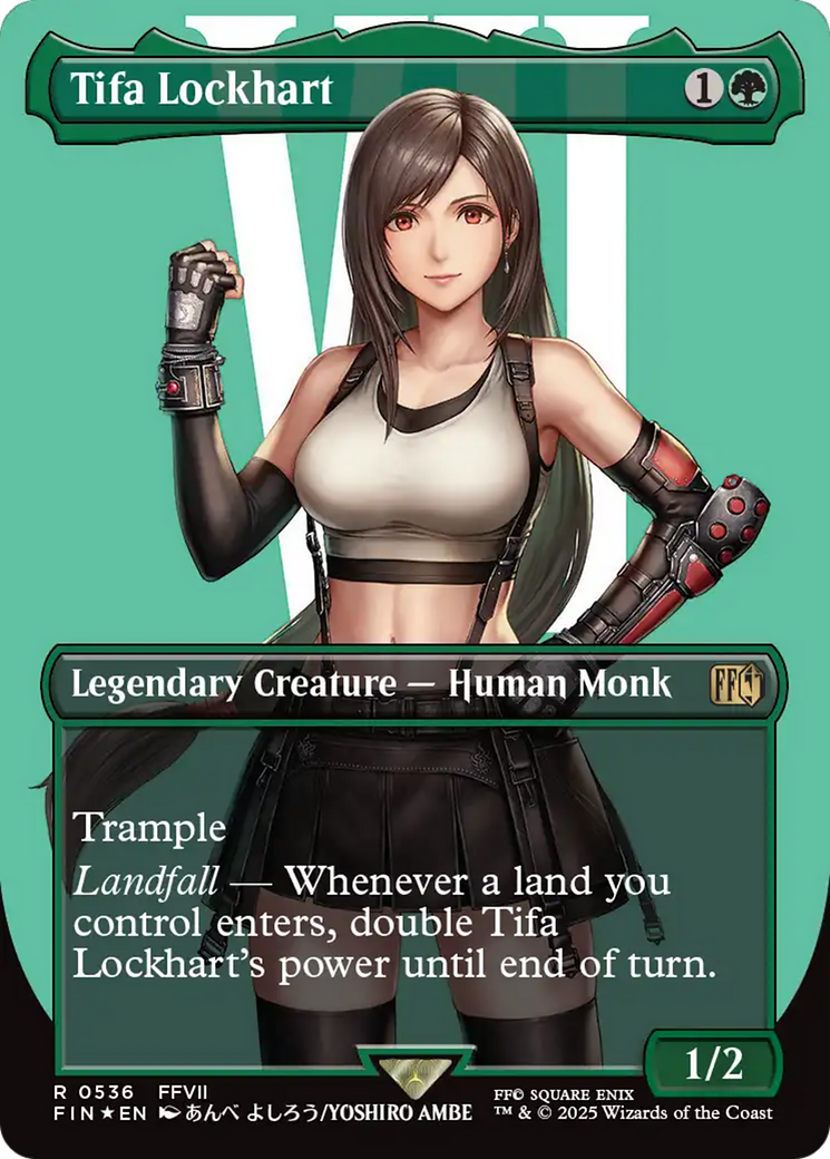 Tifa Lockhart (Borderless) (Surge Foil) [FINAL FANTASY] | Game Master's Emporium (The New GME)